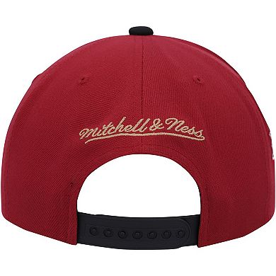 Men's Mitchell & Ness Red Portland Trail Blazers Hardwood Classics Free Bird Snapback Hat