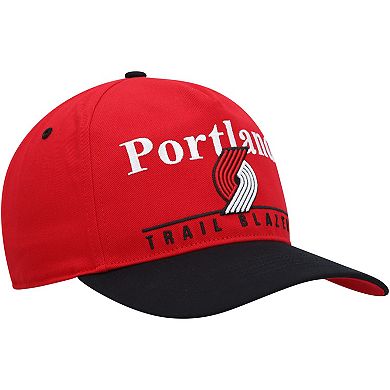 Men's '47 Red/Black Portland Trail Blazers Super Hitch Adjustable Hat