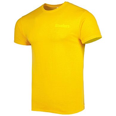 Men's '47 Gold Pittsburgh Steelers Fast Track Tonal Highlight T-Shirt