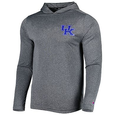 Men's Champion Gray Kentucky Wildcats Hoodie Long Sleeve T-Shirt