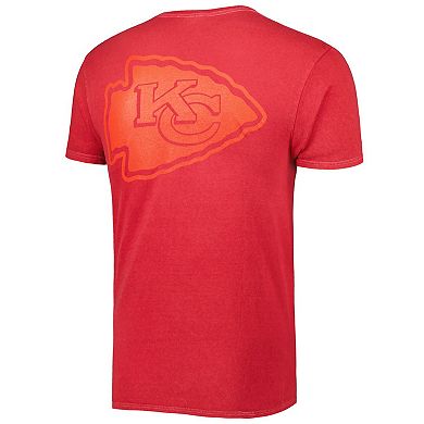 Men's '47 Red Kansas City Chiefs Fast Track Tonal Highlight T-Shirt