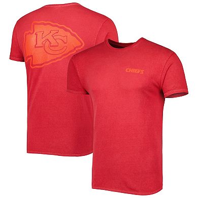Men's '47 Red Kansas City Chiefs Fast Track Tonal Highlight T-Shirt