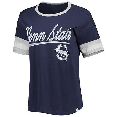 Women's '47 Navy Penn State Nittany Lions Dani Retro Slub T-Shirt