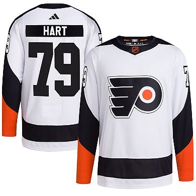 Men's adidas Carter Hart White Philadelphia Flyers Reverse Retro 2.0 Authentic Player Jersey