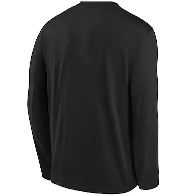 Youth Nike Black Washington Commanders Team Logo Long Sleeve T-Shirt