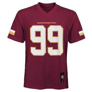 Youth Chase Young Burgundy Washington Football Team Team Replica Player Jersey