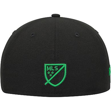 Men's New Era Black Austin FC Kick Off 59FIFTY Fitted Hat