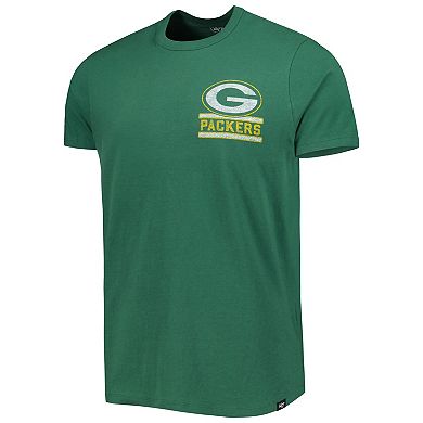 Men's '47 Green Green Bay Packers Open Field Franklin T-Shirt