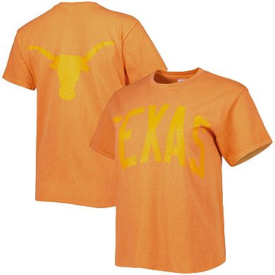 Women's '47 Texas Orange Texas Longhorns Vintage Tubular Hyper Bright 2-Hit Cropped T-Shirt