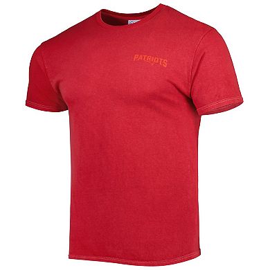 Men's '47 Red New England Patriots Fast Track Tonal Highlight T-Shirt