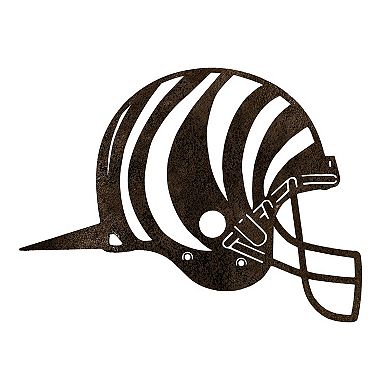 Cincinnati Bengals Metal Garden Art Helmet Spike