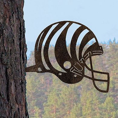 Cincinnati Bengals Metal Garden Art Helmet Spike