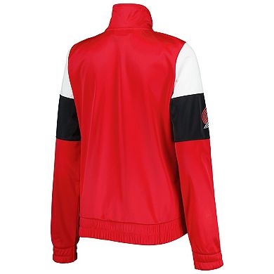 Women's G-III 4Her by Carl Banks Red Portland Trail Blazers Change Up Full-Zip Track Jacket