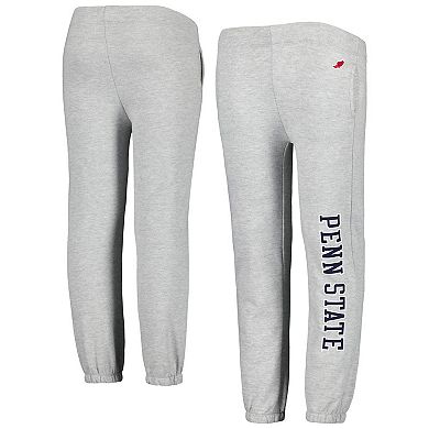 Youth League Collegiate Wear Heather Gray Penn State Nittany Lions Essential Pants