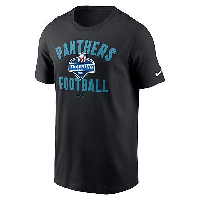 Men's Nike Black Carolina Panthers 2022 Training Camp Athletic T-Shirt