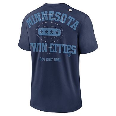 Men's Nike Navy Minnesota Twins Statement Game Over T-Shirt