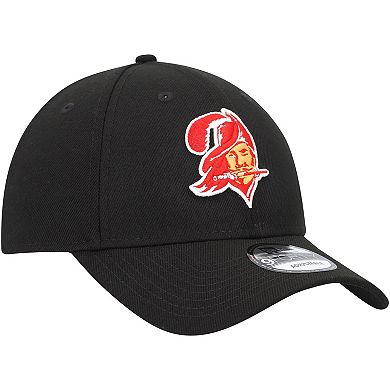 Men's New Era Black Tampa Bay Buccaneers Throwback The League 9FORTY Adjustable Hat