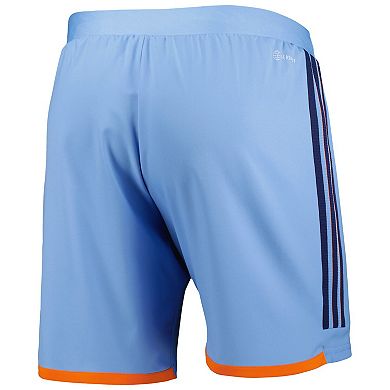 Men's adidas Light Blue New York City FC 2023 Away AEROREADY Authentic Shorts