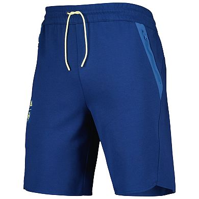 Men's adidas Navy Seattle Sounders FC 2023 Player Travel Shorts