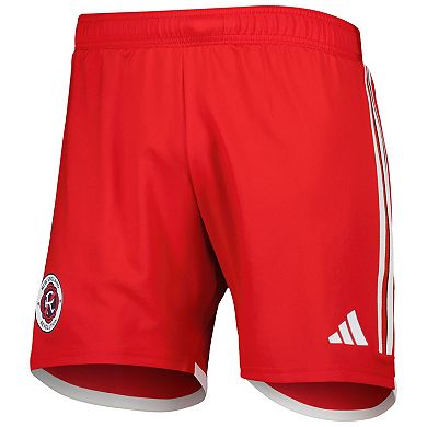 Men's adidas Red New England Revolution 2023 Away AEROREADY Authentic Shorts