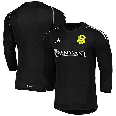 Men's adidas Black Nashville SC 2023 Goalkeeper Long Sleeve Replica Jersey