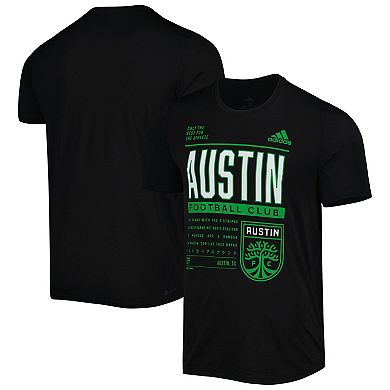 Men's adidas Black Austin FC Club DNA Performance T-Shirt