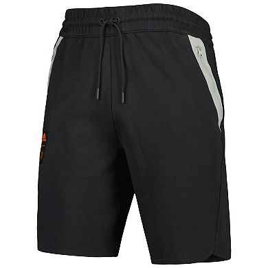 Men's adidas Black Houston Dynamo FC 2023 Player Travel Shorts