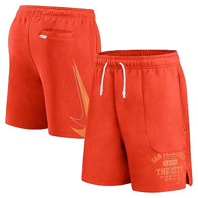 Men's Nike Orange San Francisco Giants Statement Ball Game Shorts