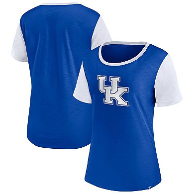 Women's Fanatics Branded Royal Kentucky Wildcats Carver T-Shirt