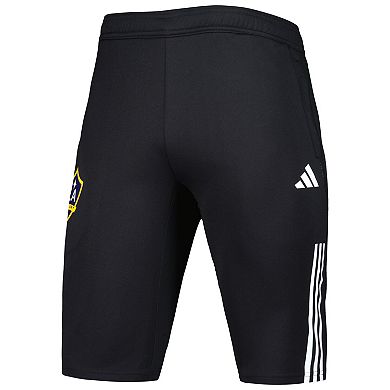 Men's adidas Black LA Galaxy 2023 On-Field Training AEROREADY Half Pants