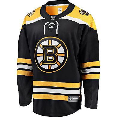 Men's Fanatics Branded Black Boston Bruins Breakaway Home Jersey