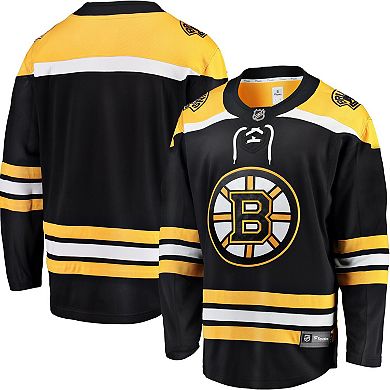 Men's Fanatics Branded Black Boston Bruins Breakaway Home Jersey