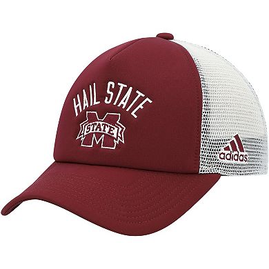 Men's adidas Maroon Mississippi State Bulldogs Dowsing & Bell Trucker Snapback Hat