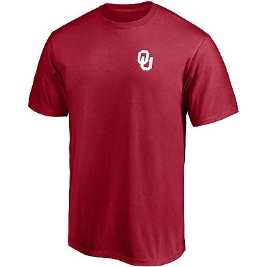 Men's Fanatics Branded Crimson Oklahoma Sooners Team #1 Dad T-Shirt