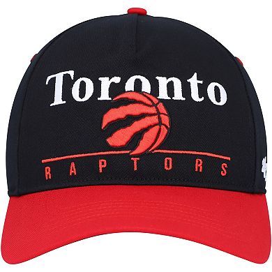 Men's '47 Black/Red Toronto Raptors Super Hitch Adjustable Hat
