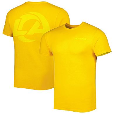 Men's '47 Gold Los Angeles Rams Fast Track Tonal Highlight T-Shirt