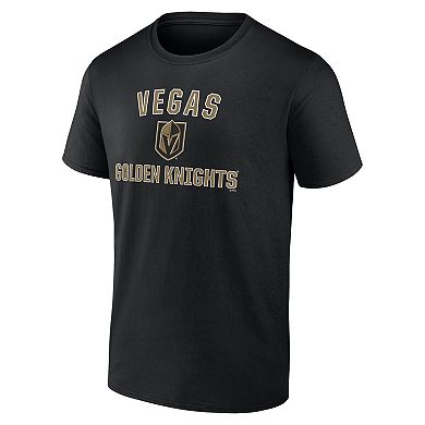 Men's Fanatics Black Vegas Golden Knights Special Edition 2.0 Wordmark T-Shirt