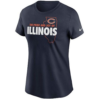Women's Nike Navy Chicago Bears Hometown Collection T-Shirt