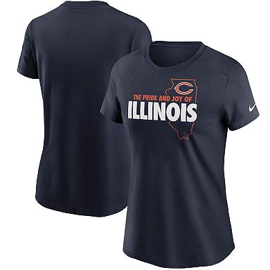 Women's Nike Navy Chicago Bears Hometown Collection T-Shirt