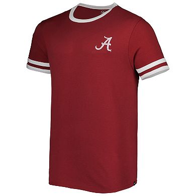 Men's '47 Crimson Alabama Crimson Tide Otis Ringer T-Shirt