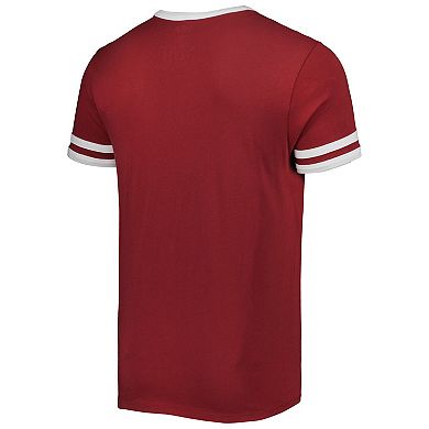 Men's '47 Crimson Alabama Crimson Tide Otis Ringer T-Shirt