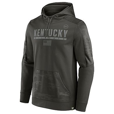 Men's Fanatics Branded Olive Kentucky Wildcats OHT Military Appreciation Guardian Pullover Hoodie