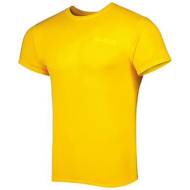 Men's '47 Gold Los Angeles Chargers Fast Track Tonal Highlight T-Shirt