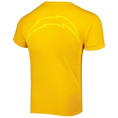 Men's '47 Gold Los Angeles Chargers Fast Track Tonal Highlight T-Shirt