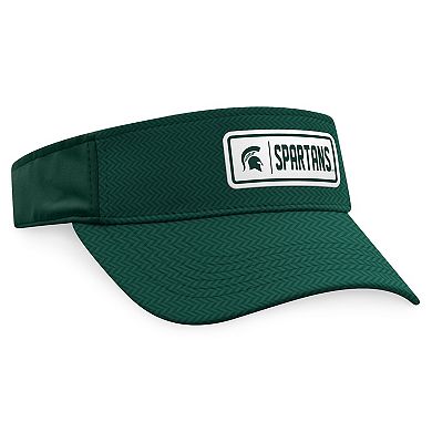 Men's Top of the World Green Michigan State Spartans Sunrise Adjustable Visor