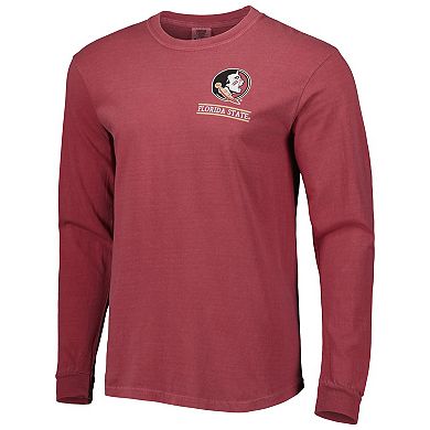 Men's Garnet Florida State Seminoles Circle Campus Scene Long Sleeve T-Shirt