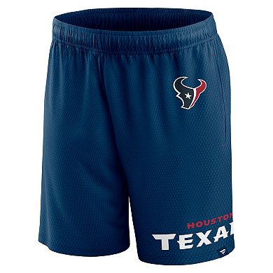 Men's Fanatics Branded Navy Houston Texans Clincher Shorts