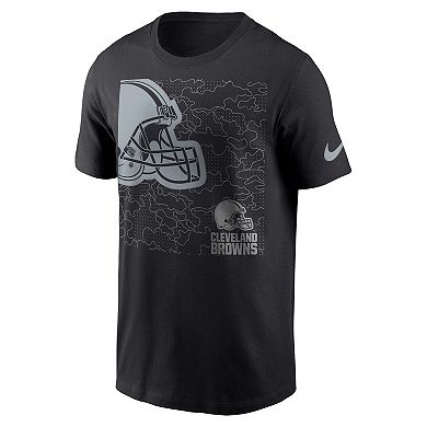 Men's Nike Black Cleveland Browns RFLCTV T-Shirt