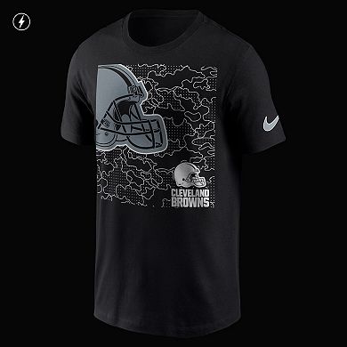 Men's Nike Black Cleveland Browns RFLCTV T-Shirt