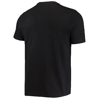 Men's '47 Black Cincinnati Bengals Logo Super Rival T-Shirt